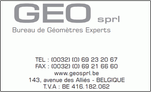GEO sprl - Bureau de Géomètres Experts